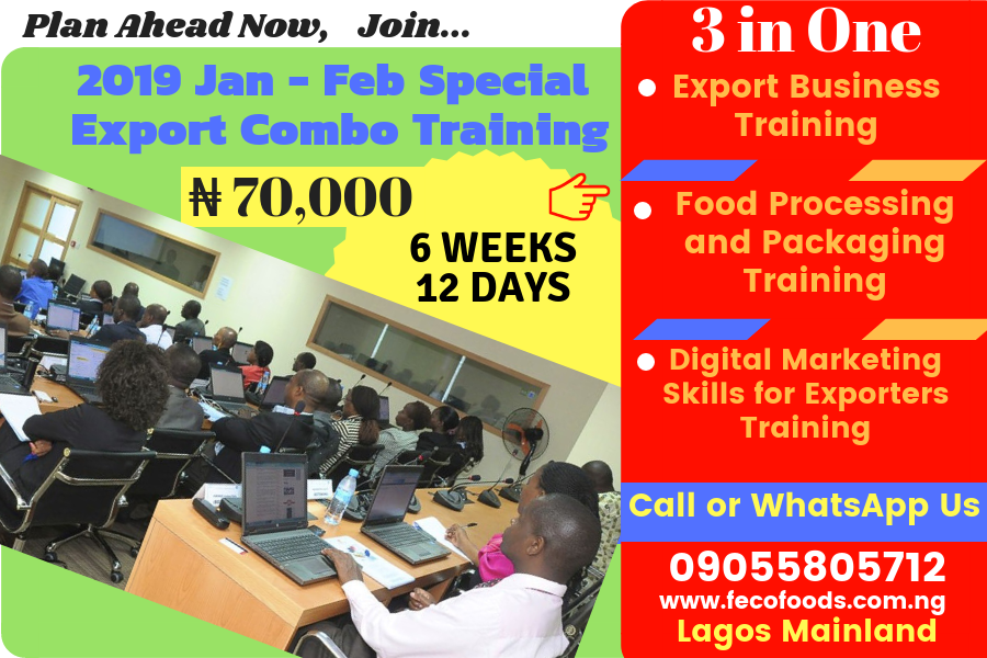Export business training in Nigeria